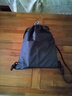 布簡(jiǎn)單 定制LOGO束口袋抽繩防水小背包折疊收納袋男女旅行運動(dòng)拉繩雙肩包 黑色 曬單實(shí)拍圖