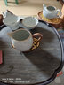 金鑲玉 公道杯茶具配件 仿宋汝窯開(kāi)片陶瓷可養(yǎng)金線功夫茶具 聆聽(tīng)茶海 曬單實(shí)拍圖