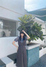 燕潯短袖連衣裙女2025年夏季新款法式吊帶裙兩韓版氣質(zhì)顯瘦套裝女 灰色M 曬單實(shí)拍圖