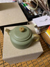 尊壺 宜興紫砂壺手工功夫茶具泡茶壺漢鐘壺原礦豆青泥180ml 漢鐘壺 180ml 曬單實拍圖