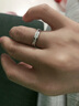 佐卡伊七夕 白18K金鉆戒結(jié)婚求婚戒指鉆石男戒女戒情侶戒指 對戒共約15分 下單前指圈號請詳詢客服 曬單實拍圖