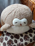 LIV HEART日本貓頭鷹玩偶暖手抱枕娃娃公仔毛絨玩具生日禮物 貓頭鷹球體彈力圈圈絨抱枕 手暖（28*28*28cm） 曬單實(shí)拍圖