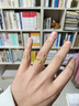 千影黃金戒指女款9999足金飾品真金首飾愛(ài)心形送女友素金按克重送媽媽 重約2.58-2.8g(含工費30) 曬單實(shí)拍圖