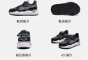 彪馬（PUMA）新款兒童鞋子女童魔術(shù)貼休閑鞋舒適緩震運(yùn)動(dòng)鞋跑步鞋 深灰色-白色 34 曬單實(shí)拍圖