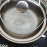 煜德瓷納福納福純陶瓷悶鍋 納福負離子技術(shù) 食材去農殘去腥味 健康養生鍋 茶色 33cm 曬單實(shí)拍圖