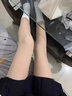 浪莎打底褲女雙層可拆卸光腿神器秋冬季肉色加絨外穿顯瘦保暖褲 膚色連腳 150g（適合15-28℃） 曬單實(shí)拍圖