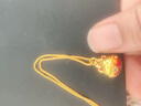 明牌珠寶 足金5D硬金黃金招財可愛(ài)微笑貓吊墜情侶款ASY0483定價(jià)足金吊墜小版ASY0483約0.42-0.50克 曬單實(shí)拍圖
