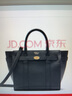 Mulberry【禮物】/瑪葆儷Zipped Bayswater斜挎手提通勤女包 黑色 曬單實(shí)拍圖