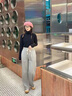 TKSY高領(lǐng)雙面德絨打底衫女秋冬內(nèi)搭堆領(lǐng)2025新款加絨加厚保暖上衣洋氣 黑色 【真德絨雙倍保暖】堆堆/領(lǐng) S 80-90斤 曬單實(shí)拍圖