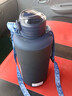 康知緣（KANGZYUAN）大容量運動(dòng)水杯男女戶(hù)外健身車(chē)載旅行壺tritan水瓶超大杯子 灰色1500毫升【古韻款】 曬單實(shí)拍圖