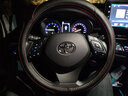 歐斯萊適用于豐田奕澤方向盤(pán)套真皮專(zhuān)用奕澤汽車(chē)把套免手縫 黑色紅線(xiàn) 曬單實(shí)拍圖
