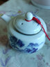 陶瓷 青花 帶濾網(wǎng) 小號 茶壺 功夫茶具泡茶壺單壺 400ml家用荼具荼杯荼具陶罐煲湯 青花山水鼓壺 曬單實拍圖