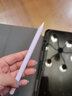 PZOZ硅膠筆套保護套適用蘋(píng)果apple pencil pro磁吸usb-c充電pencilpro第一二1/2代ipencil超薄ipad防摔 粉帽淺紫 Apple pencil 二代/pro 曬單實(shí)拍圖