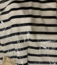 無(wú)印良品 MUJI 女式 粗棉線(xiàn)條紋長(cháng)袖T恤 白色*橫條 S 曬單實(shí)拍圖