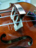 solo小提琴弱音器3/4 4/4小提琴专业金属消音器减小音量静音练习不扰民 红铜色弱音器 实拍图