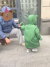 齊齊熊（ciciibear）【三防遠紅外蓄熱】齊齊熊寶寶羽絨服加厚男童兒童保暖外套中長(cháng)款 【三防蓄熱】森林綠  90 曬單實(shí)拍圖