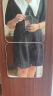 西遇设计感连体裤女2024年春夏季新款法式V领显瘦连衣裤 黑色 XL 晒单实拍图