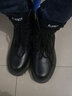 花花公子男鞋高幫馬丁靴男靴2025年冬季保暖皮面運動(dòng)工裝靴戶(hù)外百搭增高鞋 黑色 PL250123666 40 曬單實(shí)拍圖
