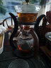 瓷牌茗茶具 邀月玻璃自動茶具套裝家用磁吸泡茶神器茶杯茶道茶盤整套茶具 龍鱗把杯邀月玻璃自動茶具+茶盤 曬單實拍圖