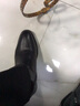 KGV男靴馬丁靴高幫皮鞋加絨切爾西靴防水高級感休閑單鞋厚底增高防滑 黑色 41 【國標皮鞋尺碼】 曬單實(shí)拍圖