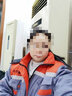 BOSIDING工作服套裝男女加厚棉服中長款廠服反光條冷庫棉衣防寒勞保服外套 藏藍(lán)灰肩 棉服上衣 M (165) 曬單實拍圖