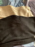 BLUE ERDOS【善系列】半身裙100%山羊绒气质百搭荷叶边中长款针织裙 黑 165/68A/M 晒单实拍图