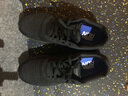 斯凱奇（Skechers）男鞋秋季新款透氣網(wǎng)布運動(dòng)鞋子男夏季一腳套懶人鞋休閑鞋跑步鞋男 全黑色(偏小一碼) 42.5 曬單實(shí)拍圖