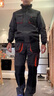 中防秋季工作服套裝男汽修工廠車間勞保服長(zhǎng)袖款工程印字棉服 單上衣 XL (180CM) 曬單實(shí)拍圖