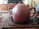 名壺秋月 宜興紫砂壺 名家全手工泡茶壺 純手工功夫茶具套裝龍血砂 秦權(quán)壺330cc原礦紫泥 龍血砂 曬單實(shí)拍圖