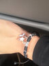 芹娜落落 手鏈一對清新韓版手工編織男女潮閨蜜學(xué)生手鏈女閨蜜情侶手鏈 多星星款一對 曬單實(shí)拍圖