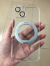漫畫師 適用蘋果13/16promax手機殼磁吸支架無線充iPhone13ProMax自帶鏡頭膜防摔保護套16plus透明硅膠款 蘋果13【全透明】360度旋轉支點殼 曬單實拍圖