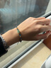TOUS  桃絲熊Tibet系列多彩寶石簡(jiǎn)約手鏈?zhǔn)掷K情侶禮物七夕送女友 綠色 曬單實(shí)拍圖
