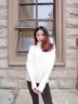 妹丫2025秋冬秋季新款蝴蝶結(jié)系帶小香風(fēng)針織衫開衫女甜美洋氣毛衣百搭 杏色 S 曬單實拍圖