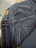酷萬(wàn)（coolku）300斤春夏大碼彈力牛仔褲胖子男裝寬松直筒加肥加大肥佬長(cháng)褲顯瘦 加絨 藍色DMS9131 32 【140斤左右穿】 曬單實(shí)拍圖