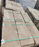 老石板做舊仿古石板寺廟工程公園地鋪荔枝面菠蘿面園林古建舊石板 淡黃自然面老石板300*600*50-70 1塊【石材不含運費，咨詢(xún)客服】 曬單實(shí)拍圖