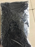 CHS 長(cháng)虹塑料自鎖式尼龍扎帶3*80mm 小規格產(chǎn)品綁扎 B級 1000根/包 黑色3X80 曬單實(shí)拍圖