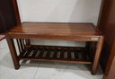 簡(jiǎn)韻 烏金木全實(shí)木換鞋凳家用門(mén)口鞋凳式鞋架進(jìn)門(mén)穿鞋凳入門(mén)長(cháng)凳凳子 木面換鞋凳【65厘米】 單層換鞋凳 曬單實(shí)拍圖