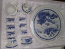 蘇氏陶瓷薄胎國潮青花功夫茶具茶盤套裝儲(chǔ)水陶瓷托盤三才蓋碗泡茶壺禮盒裝 曬單實(shí)拍圖