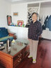 彩羊恒源祥中老年人春秋裝女襯衫純棉60歲70奶奶格子襯衣太太媽媽長(cháng)袖 咖啡色(單件上衣) 4XL (建議130-145斤) 曬單實(shí)拍圖