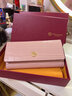 金利來(lái)錢(qián)包女士長(cháng)款2025年新款高檔真皮品牌手包高級卡包婦女節禮物送女 芋粉色 曬單實(shí)拍圖