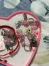 可愛兒童長款耳夾無耳洞耳環小學女童耳釘禮盒套裝冰雪奇緣飾品 冰雪奇緣粉色 曬單實拍圖