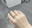 VIGG黃金戒指女999足金莫比烏斯環(huán)素圈求婚生日情人節(jié)禮物送女友老婆 999足金戒指（5G工藝）約2g 曬單實(shí)拍圖