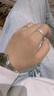喜鉆生日禮物可調(diào)節(jié)鉆戒鉆石男戒結(jié)婚鉆石戒指男情侶男戒 曬單實(shí)拍圖