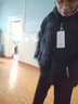 純子兮品棉服女2025新款短款加厚棉衣棉襖女保暖寬松連帽面包服百搭上衣 黑色65588 XL 建議【110-125斤】 曬單實拍圖