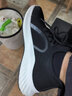 Fitti Pahris輕奢男鞋2025冬季新款網(wǎng)面鞋男防臭防滑高檔透氣運動(dòng)軟底休閑鞋男 黑色 【品牌男鞋】 40 曬單實(shí)拍圖