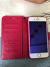 雅尊仕 iPhone6s翻蓋皮套蘋果XS插卡保護(hù)套7plus手機(jī)殼蘋果5SE防摔皮套6plus錢包款  蘋果6/6S【4.7寸】玫紅色 曬單實(shí)拍圖