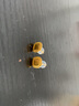 六桂福珠寶黃金小方糖耳釘男女款5G流金歲月幾何足耳環(huán)耳飾禮物 1.80g 曬單實(shí)拍圖