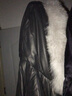 凱撒;KAISER真皮羽絨服女真皮皮衣女士綿羊皮羽絨服狐貍毛領(lǐng)中長(cháng)款冬季女裝黑色3XL(180/100A) 曬單實(shí)拍圖
