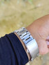 卡西歐（CASIO）G-SHOCK小方塊系列男表金塊銀塊防水運動g-shock生日情人節(jié)禮物 GMW-B5000D-1全金屬小銀塊 曬單實拍圖