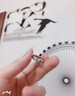 江顏正品純銀戒指永恒誓言情侶對(duì)戒男女一對(duì)閉口刻字求婚結(jié)婚送女友 【永恒誓言】男女一對(duì) 默認(rèn)發(fā)開口，要閉口拍下留言尺碼 曬單實(shí)拍圖